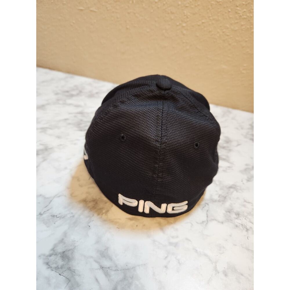 Mens‎ Ping G30 Solid Black Polyester Stretch Flex… - image 3